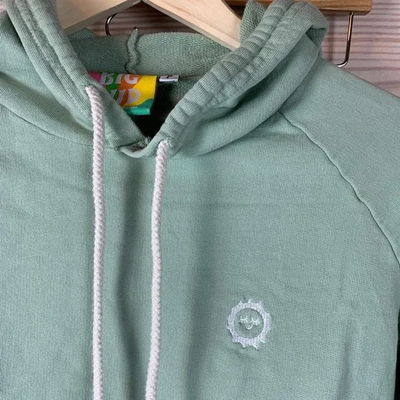 Big Bud Sweatsuit XS P Sage Green French Terry Knit Los Angeles Made Athleisure - Picture 2 of 15